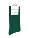Chaussettes Vertes pour homme en Coton Bio Made in France • Pack de 4 paires • Camilliano