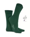 Chaussettes Vertes pour homme en Coton Bio Made in France • Pack de 4 paires • Camilliano