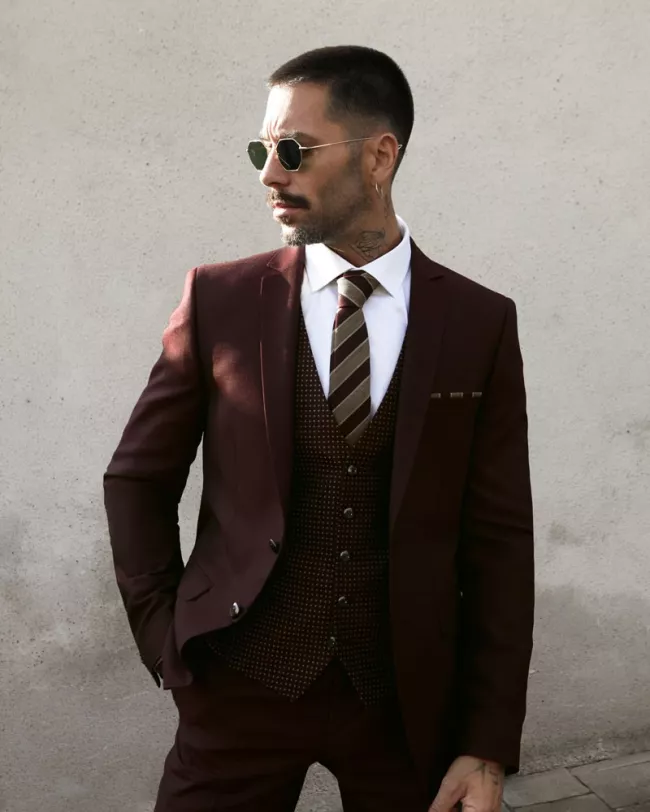 Costume Bordeaux homme • Harry Bordeaux • Camilliano