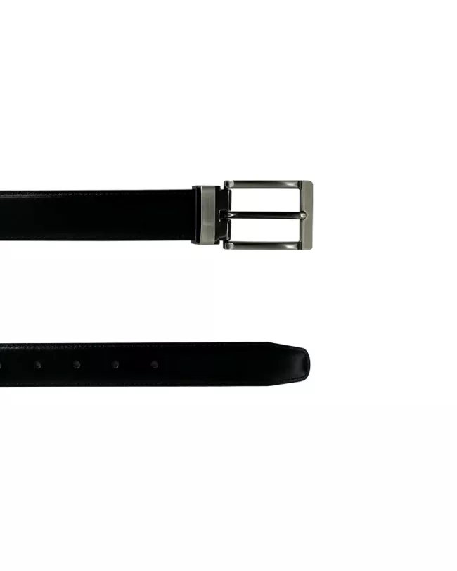 Ceinture Homme réversible et ajustableTerracotta/Noir • Camilliano