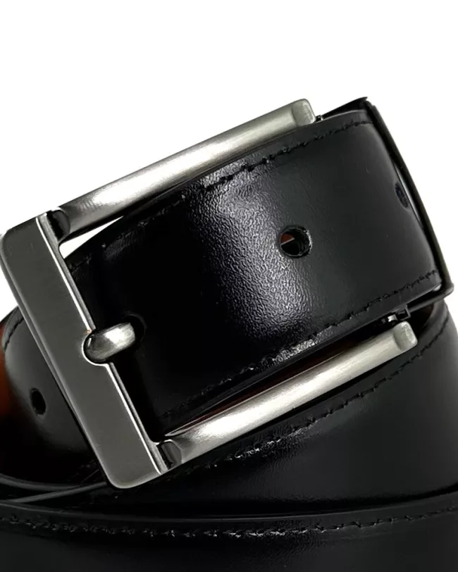 Ceinture Homme réversible et ajustableTerracotta/Noir • Camilliano