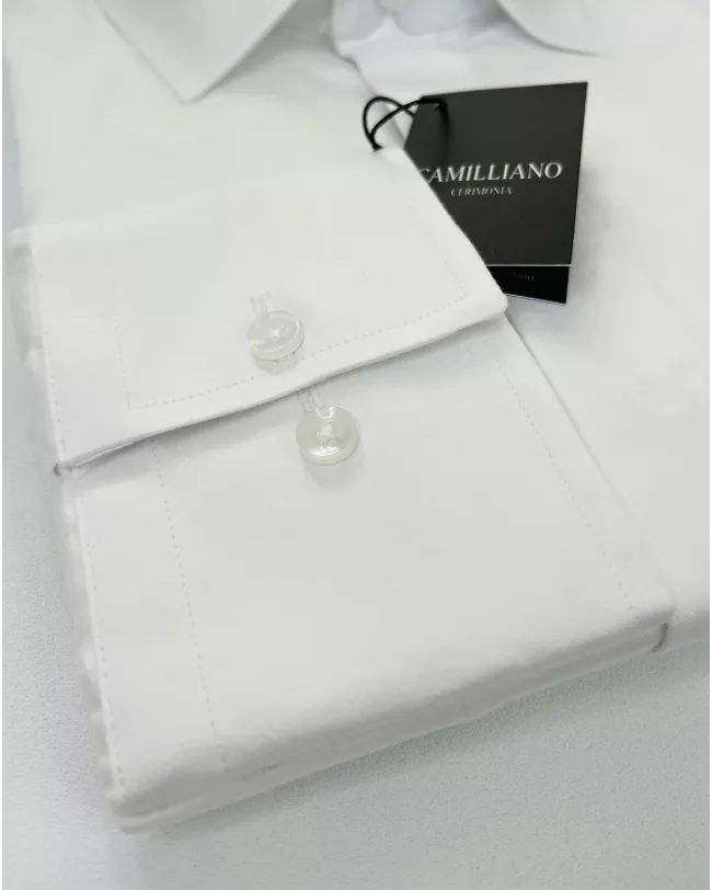 Chemise col ville couleur ivoire • Camilliano