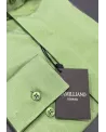 CHEMISE VERTE COL VILLE 6105