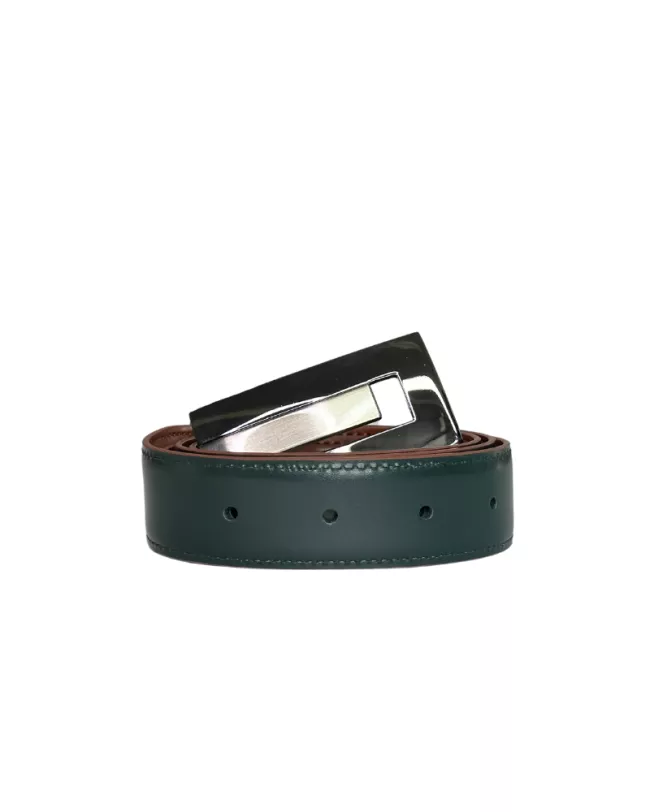 CEINTURE COGNAC VERT