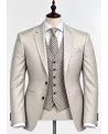 Costume Beige et motifs homme • Stenay Beige • Camilliano