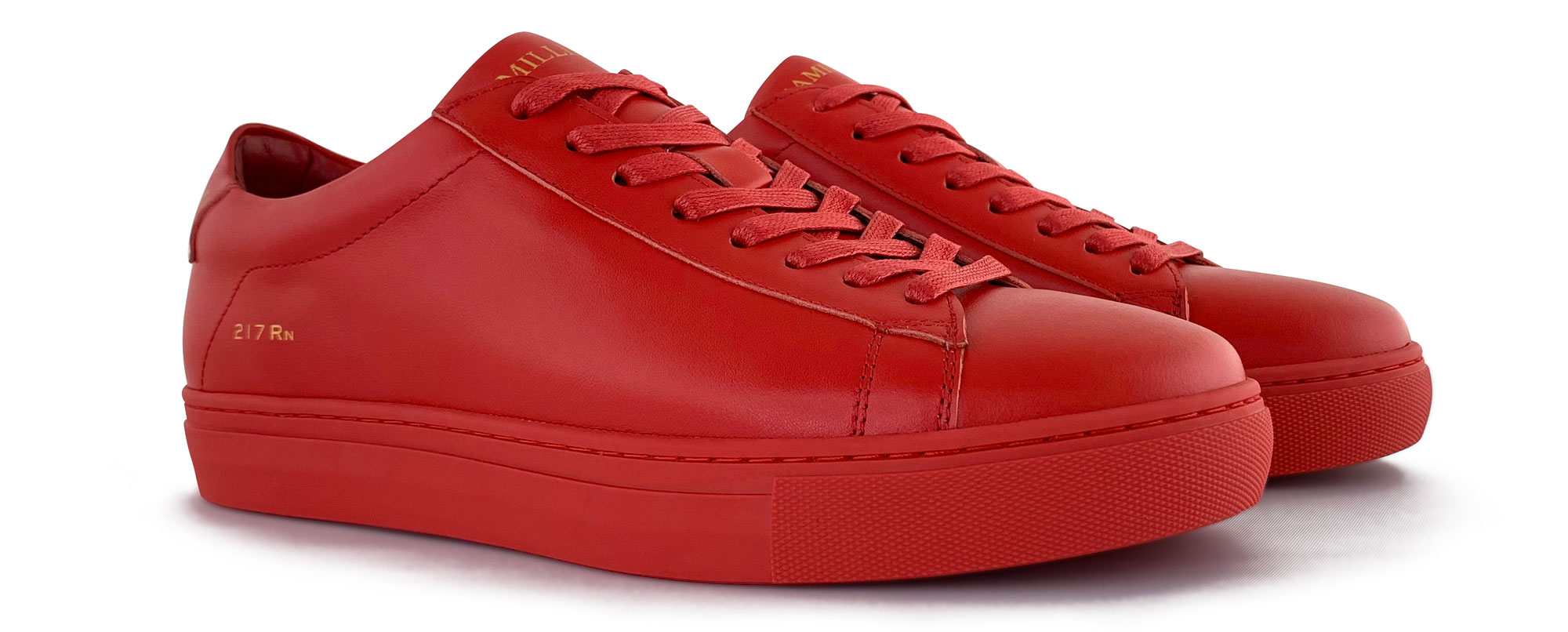 SNEAKERS ROUGES HOMME