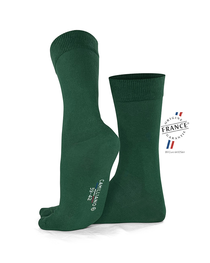 Chaussettes Coton Bio Vertes