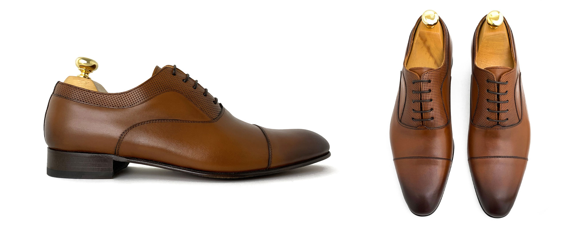 Chaussures Richelieu en cuir d'agneau