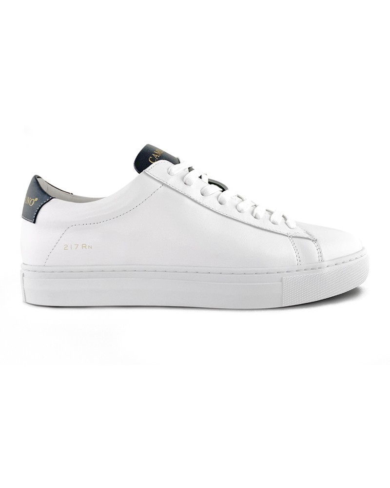 Chaussure blanche et bleu sales